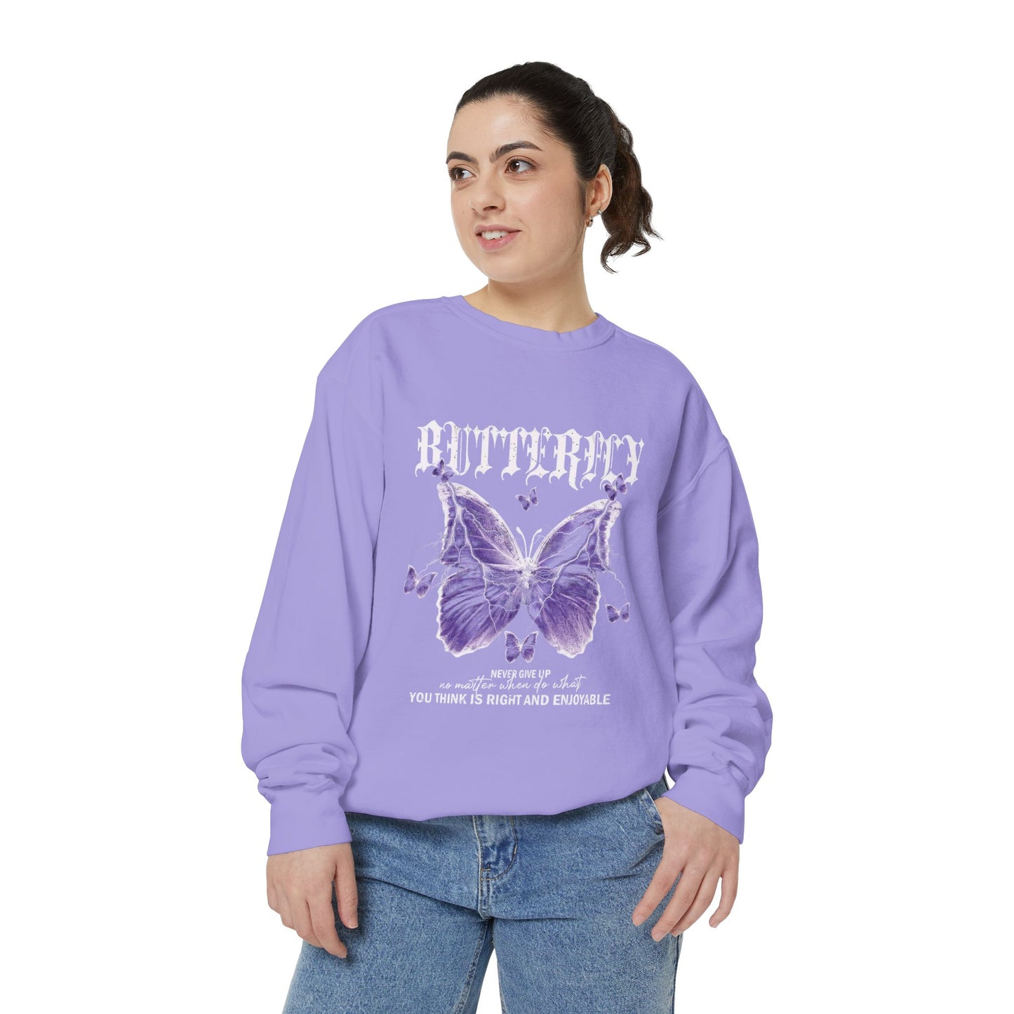 Trendy Butterfly Sweatshirt