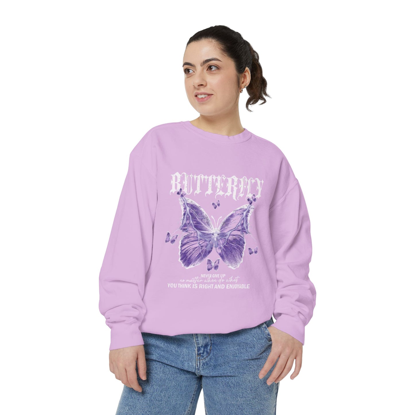 Trendy Butterfly Sweatshirt