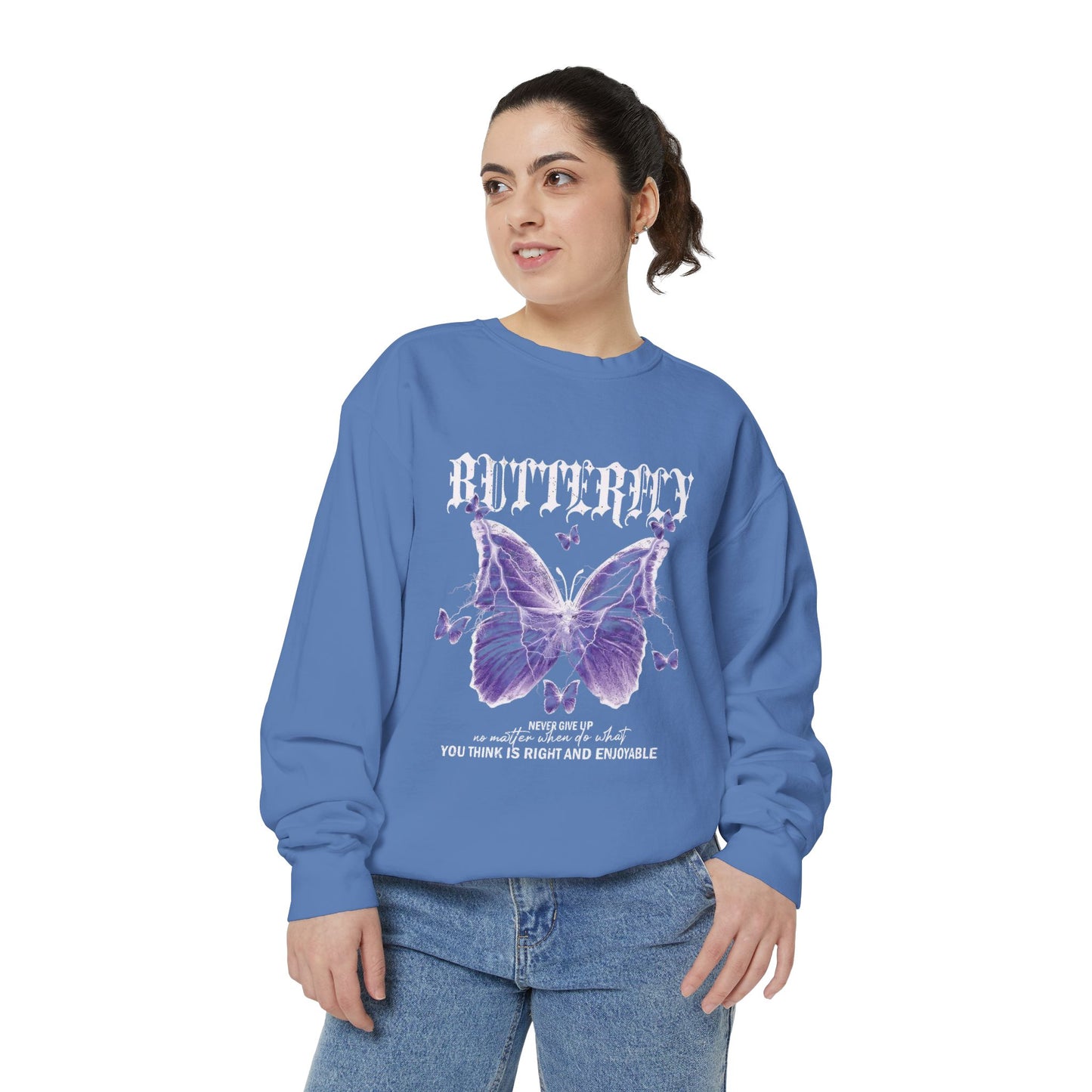 Trendy Butterfly Sweatshirt
