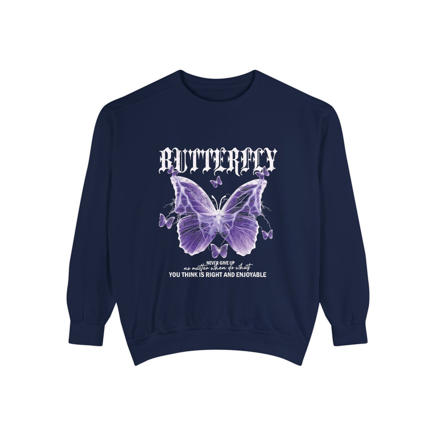 Trendy Butterfly Sweatshirt