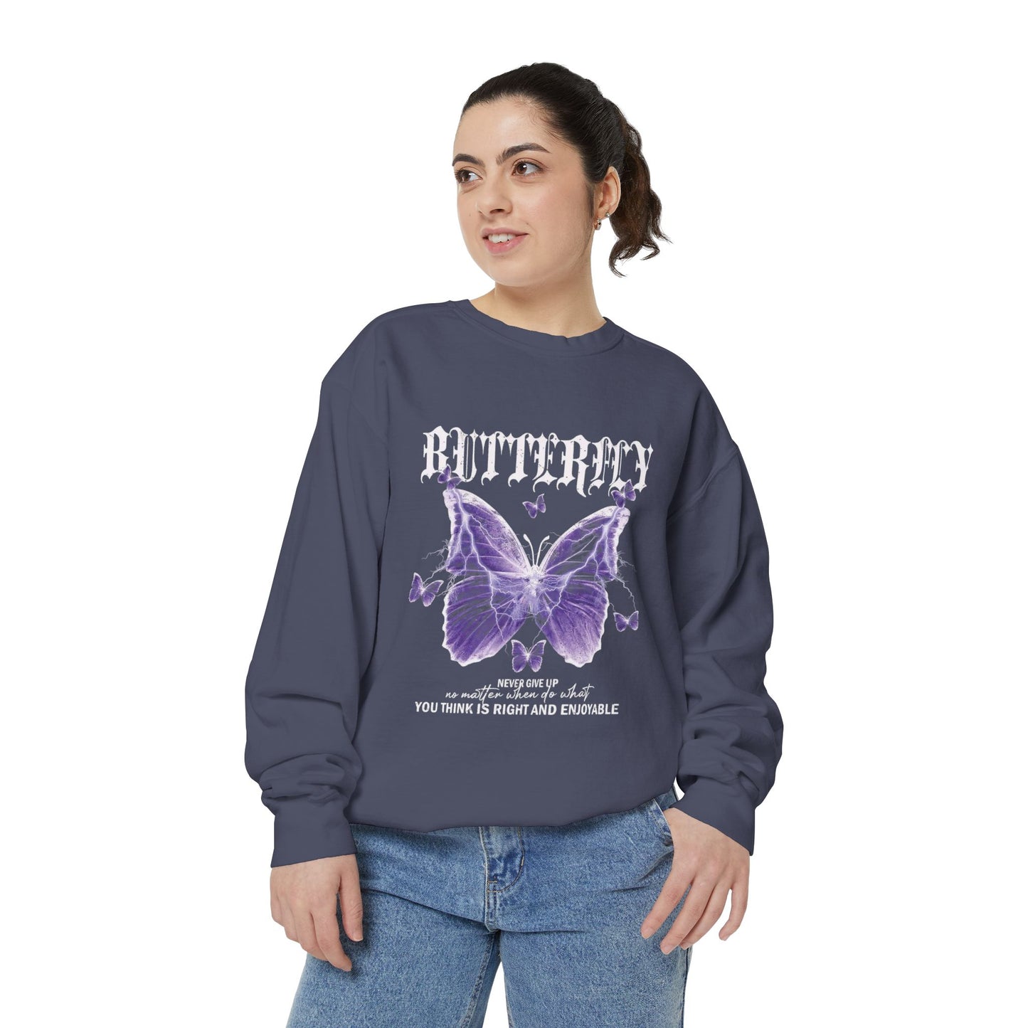 Trendy Butterfly Sweatshirt